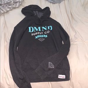 dark gray diamond hoodie barely worn